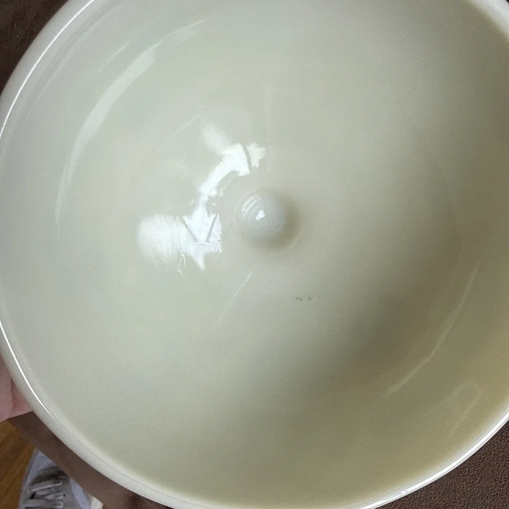 Antique Northwood Louis XV Custard Glass Butter Dish Lid Uranium 1898 Gold Gilt